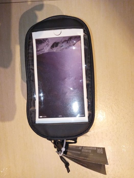 Torba sakwa na rower telefon smartfona