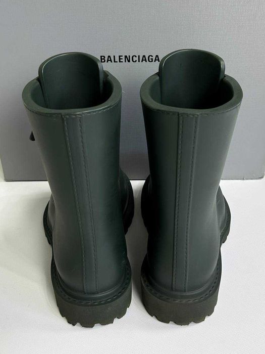 BALENCIAGA Steroid Boot Strike ботинки боты чоботи green зелені 42