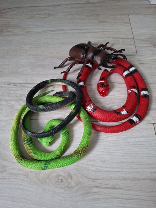 Zestaw 3 węży + żuk