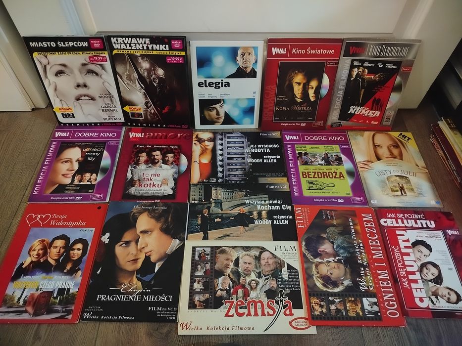 Płyty z filmami, bajkami, serialami