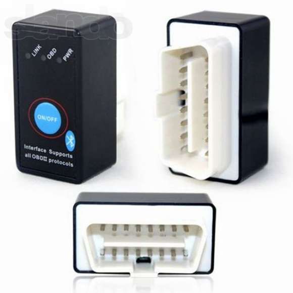 Автосканер V1.5/2.1 OBD2 ELM327 mini Bluetooth с кнопкой ON/OFF