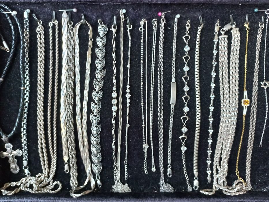 браслеты, цепочки серебро 925 проба