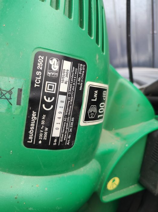 Dmuchawa do liści odkurzacz