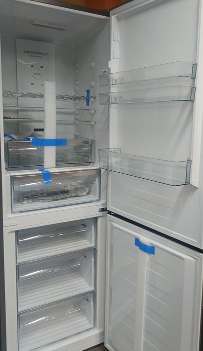 Lodówka NoFrost Gorenje NRK6192AXL4 204/96l 185cm MultiFlow 360