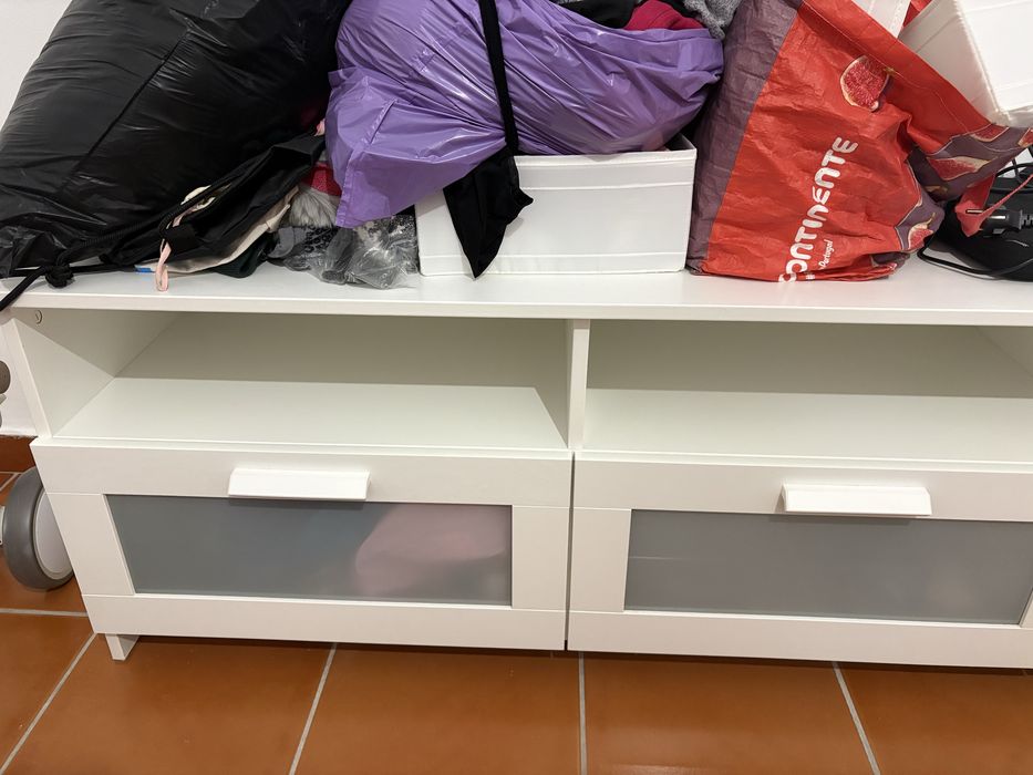 Movel tv ikea branco