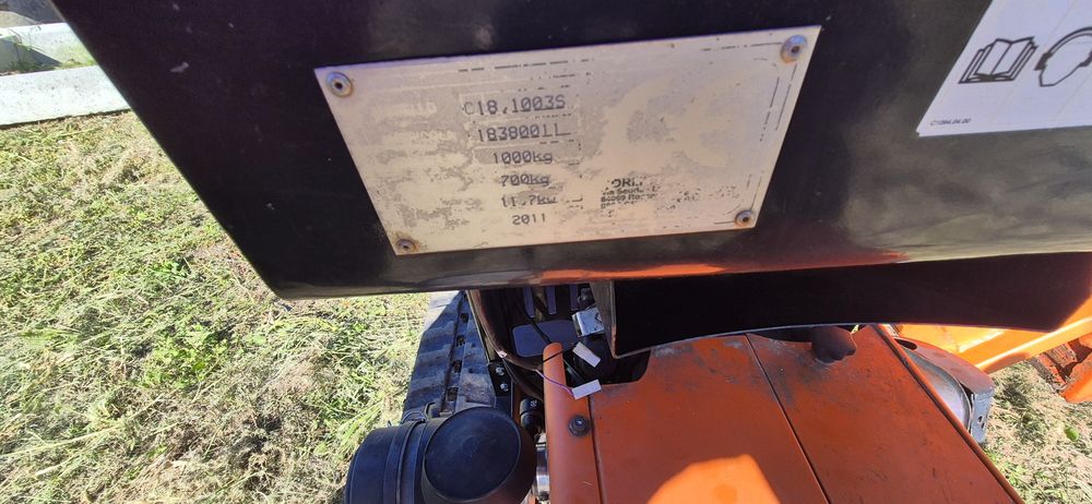 Mini Dumper de rastos tribasculante