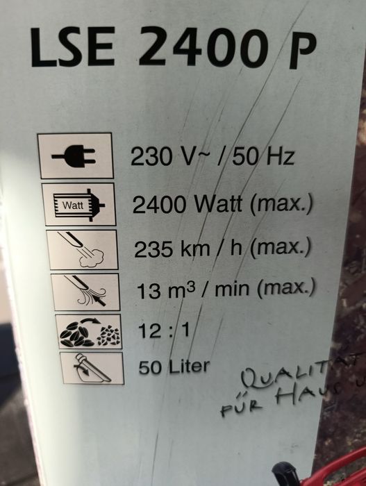soprador de folhas elétrico