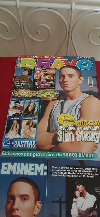 Capa Bravo + publicação Eminem