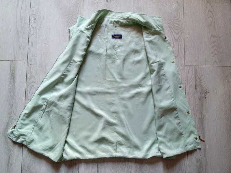 miętowa kamizelka marki Weekend by Basler roz.. 46 nowa bezrękawnik