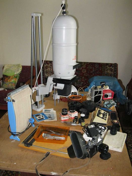 Фотозбільшувач Крокус 4sl та інше фотоприладдя