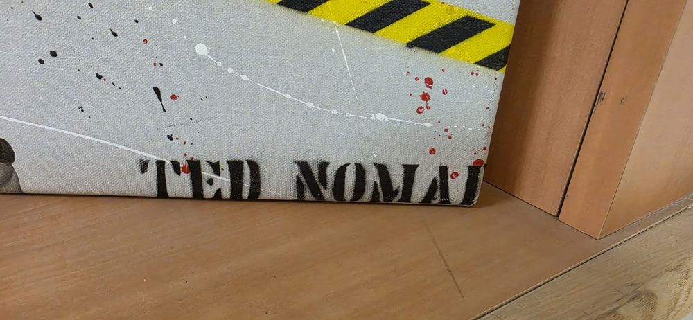 Quadro de Ted Nomad original e único.