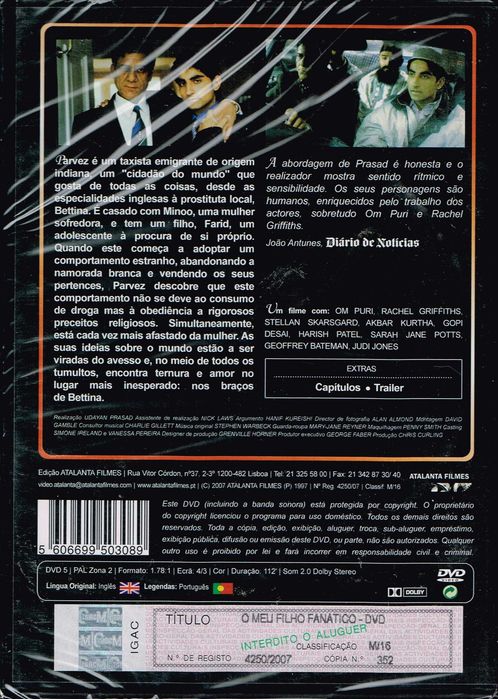 Filme em DVD: O Meu Filho Fanático - NOVO! SELADO!