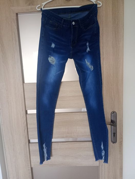 Spodnie damskie jeansowe
