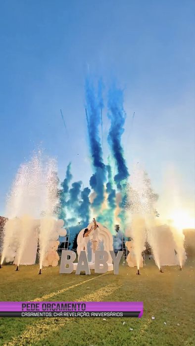 Disparos Coloridos para Casamentos e Eventos | Chá Revelação Aniversários Festas