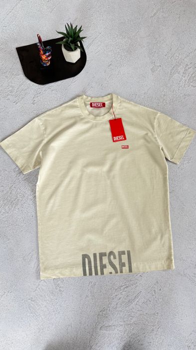 Футболка  Diesel Cream White