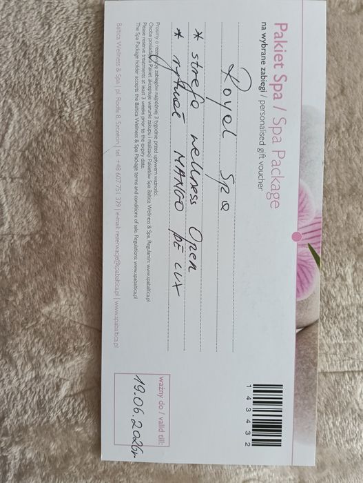 Voucher do Baltica Spa Szczecin