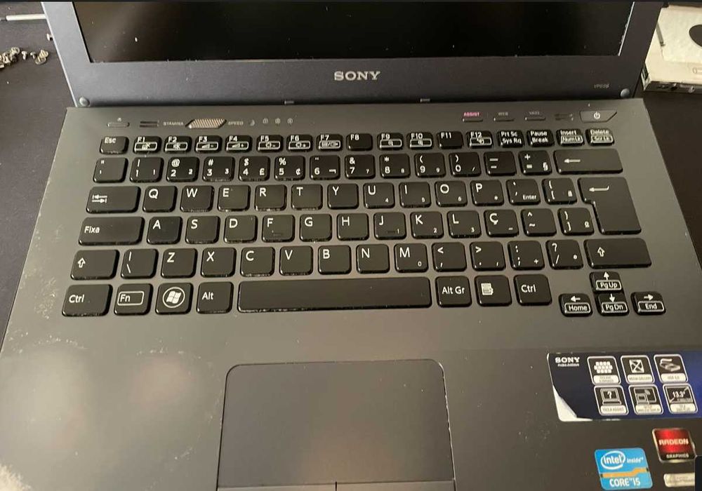 Notebook Sony Vaio VPCSB peças I5