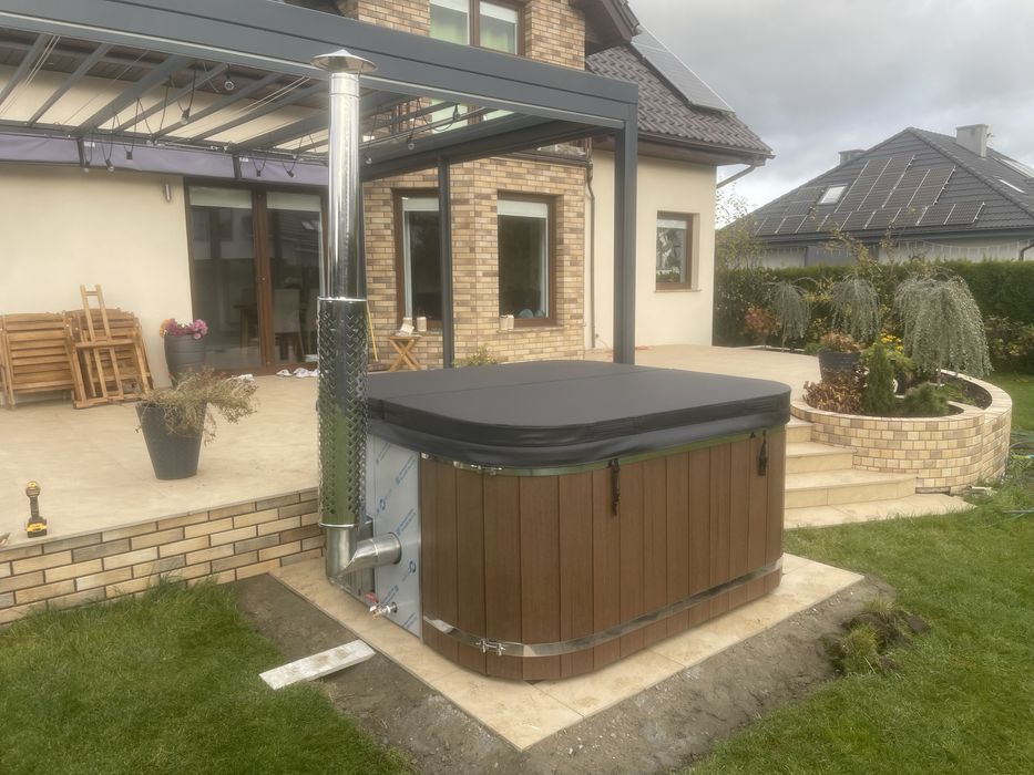 Jacuzzi balia kwadratowa raty mini basen Balia Bania Leżanka