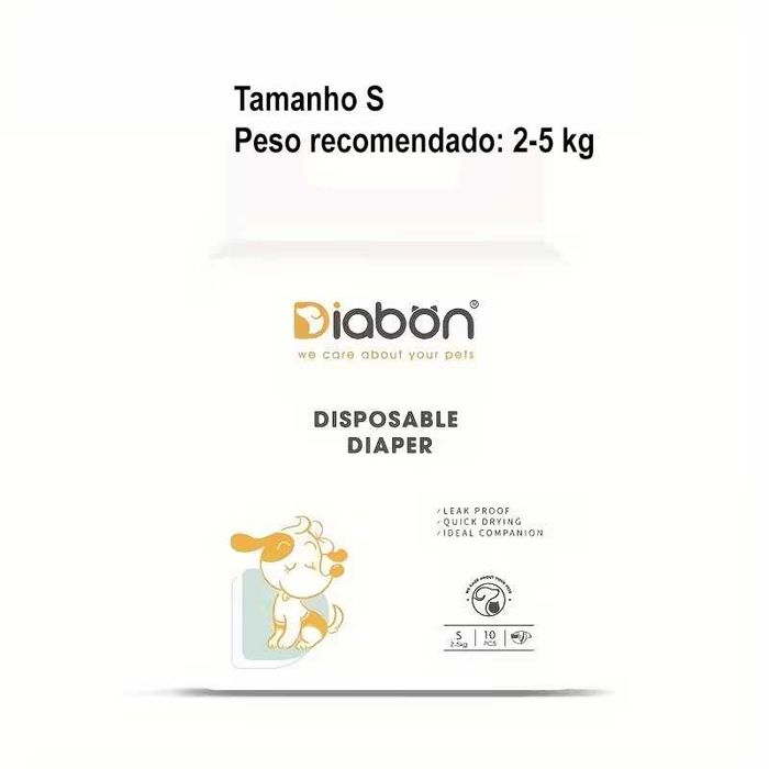 Fraldas para cadelas 2-5 kg