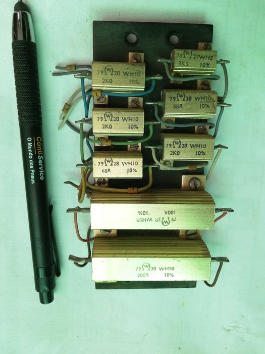 Potentiometer, rheostat, variable resistor. Various types.64739403266435127