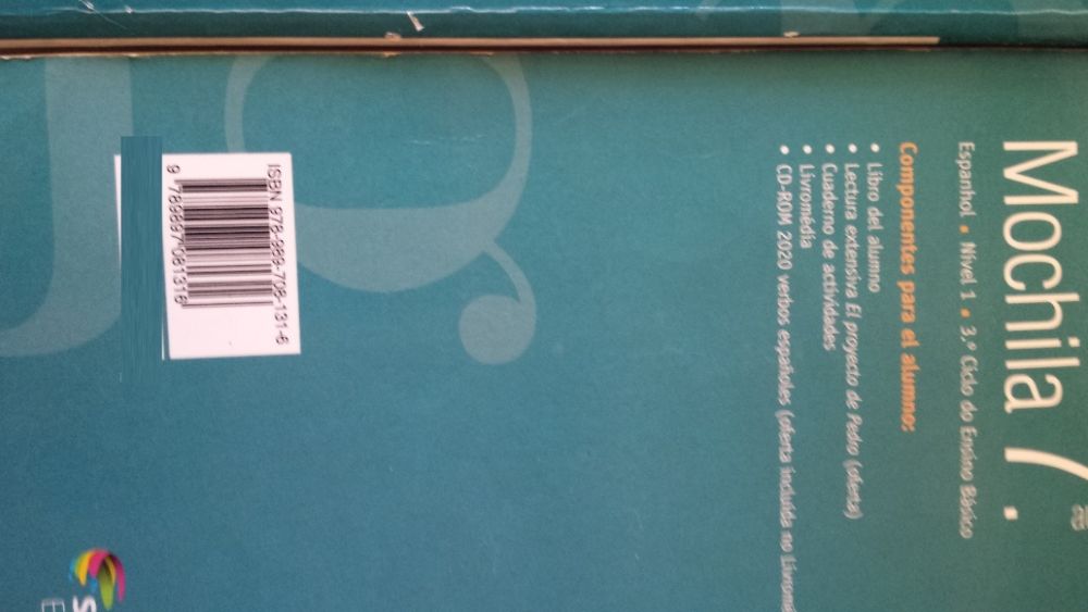 Mochila 9° ano Espanhol - Manual e caderno