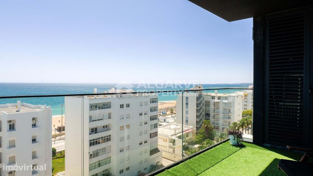 Único! Apartamento T3 com vista mar - Quarteira