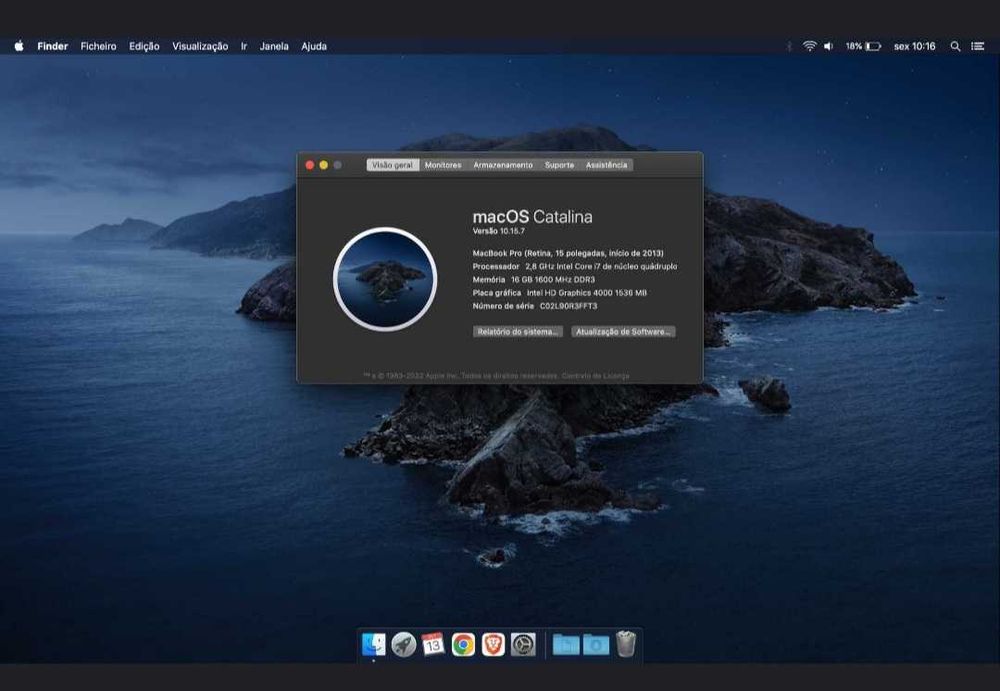 MacBook Pro Retina 15" 2013 – Para Reparar ou Peças