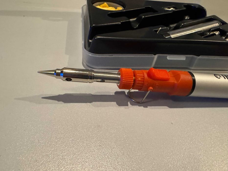 Газовий пальник 12 мл, комплект аксесуарів 7 од. INTERTOOL GB-0005