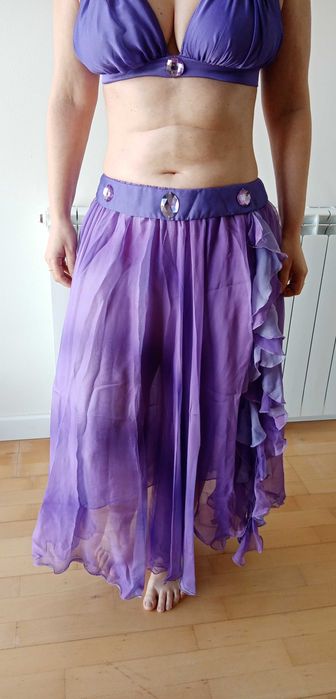 Conjunto saia + top + cinto Dança Oriental/Ventre - estilo clássico