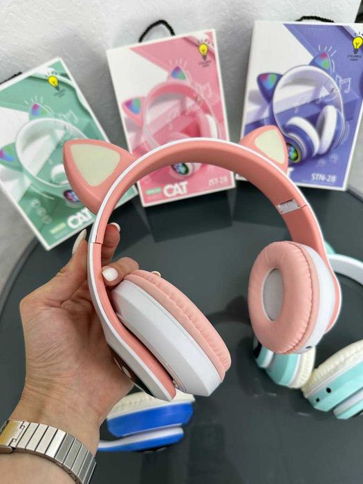 Беспроводные НАУШНИКИ светятся в темноте! Блютуз наушники! Подсветка!