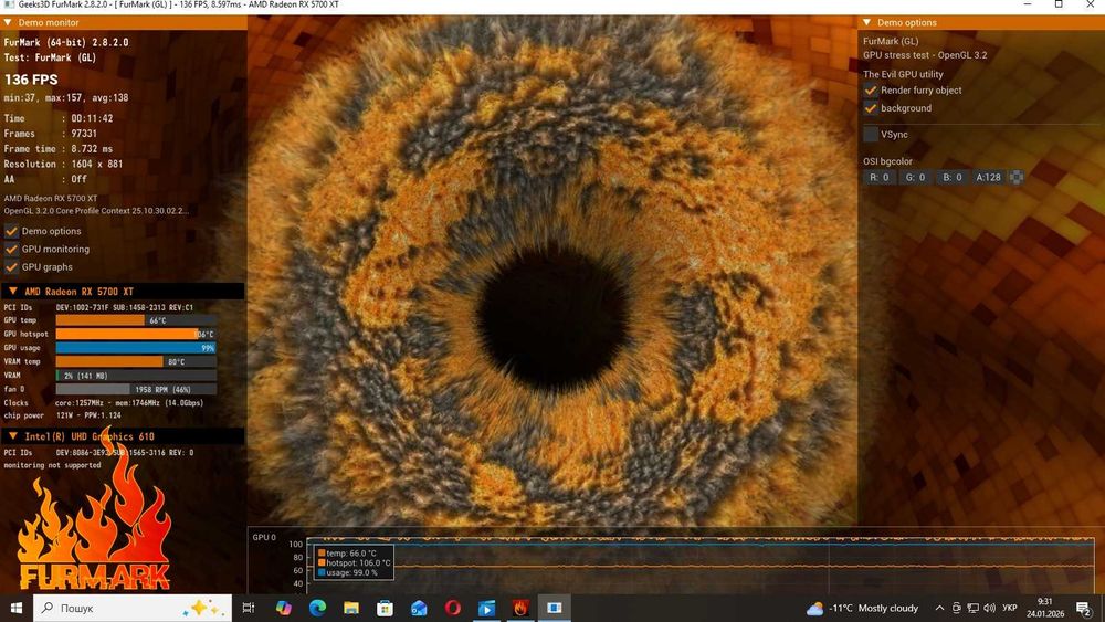 Відеокарта Radeon RX 5700 XT 8GB Gigabyte