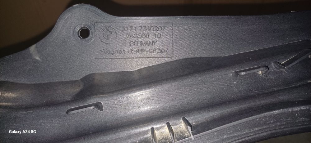 Maskownica komory silnika bmw 5 g30 g31