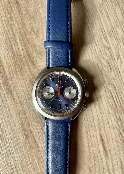 Szwajcarski chronograf ORIX valjoux , super stan chronograph