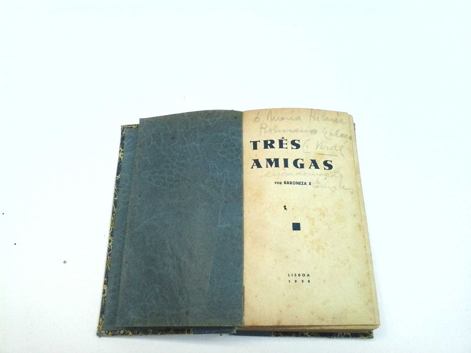 Livro de Bolso "TRES AMIGAS" por Baronesa X 1938 muito raro