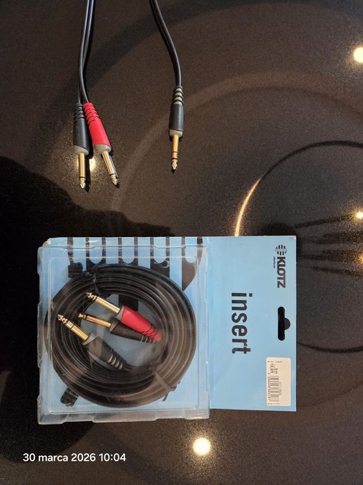 Kable Klotz - 2 x mono jack 6.3mm and 1 x stereo jack 6.3mm - 6m