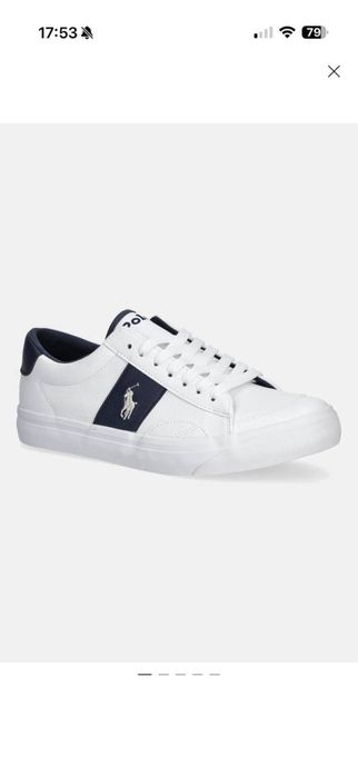 Білі кеди ralph lauren