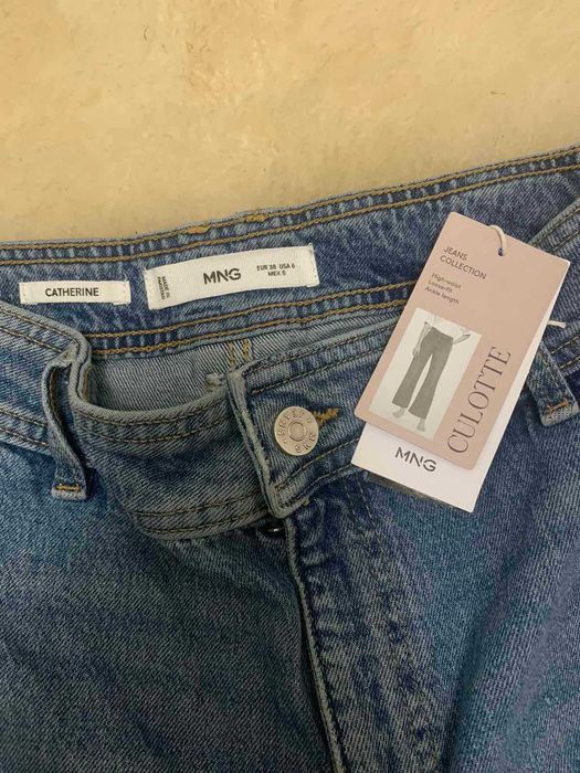 Джинсы - кюлоты новые