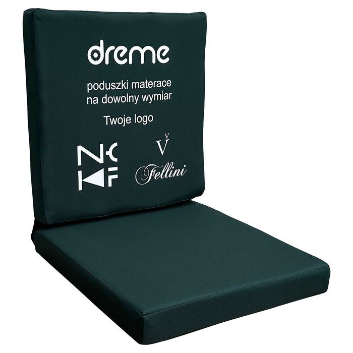 Personalizowane wodoodporne poduchy ogrodowe materace z logo na wymiar