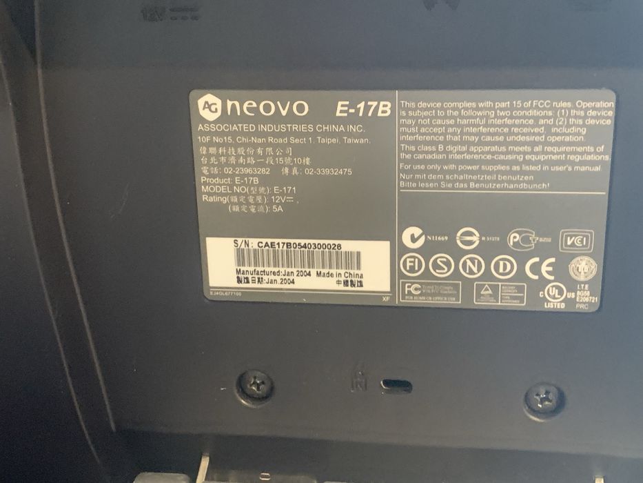 Monitor neovo afuncionar 100%