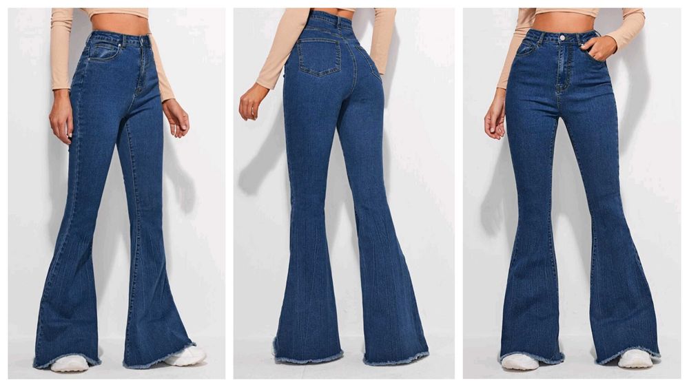 Nowe jeansy dzwony  S