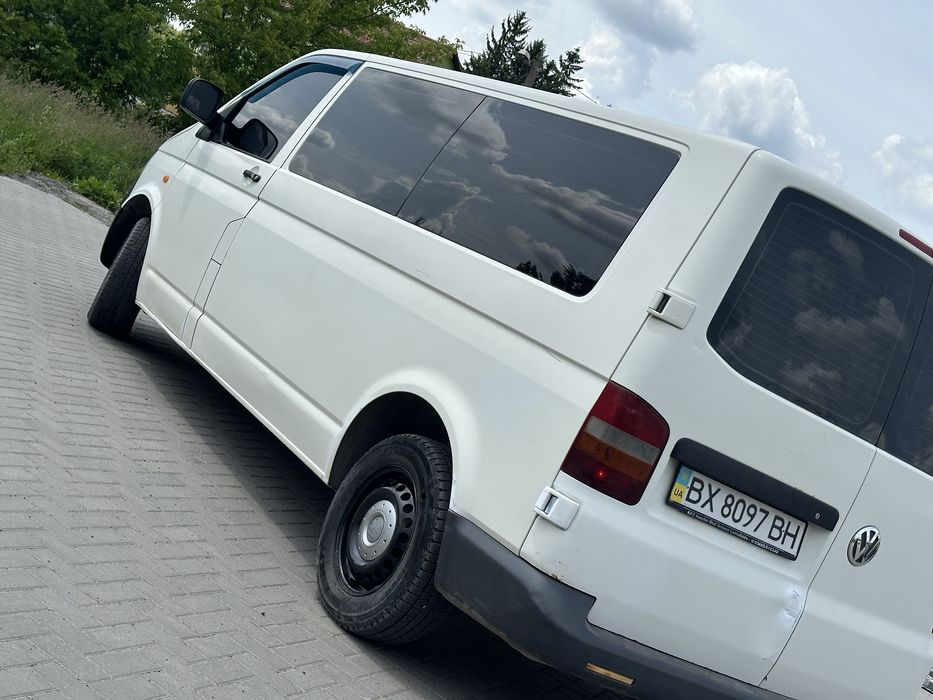 Продам Volkswagen Transporter T5 2.5tdi 6-ти ст, довга база, пасажир