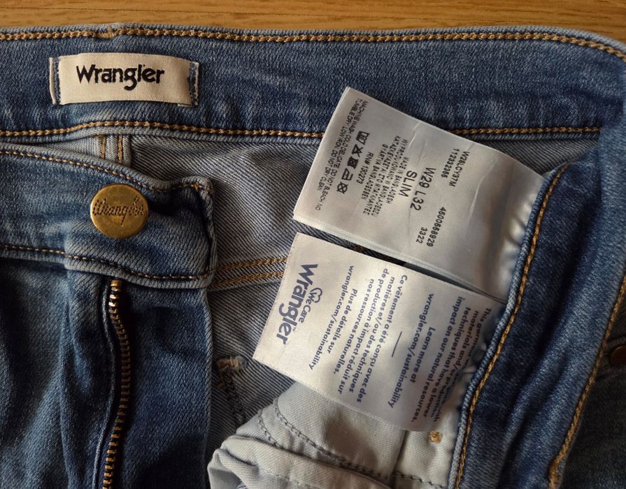 Dżinsy Wrangler SLIM W29 L32