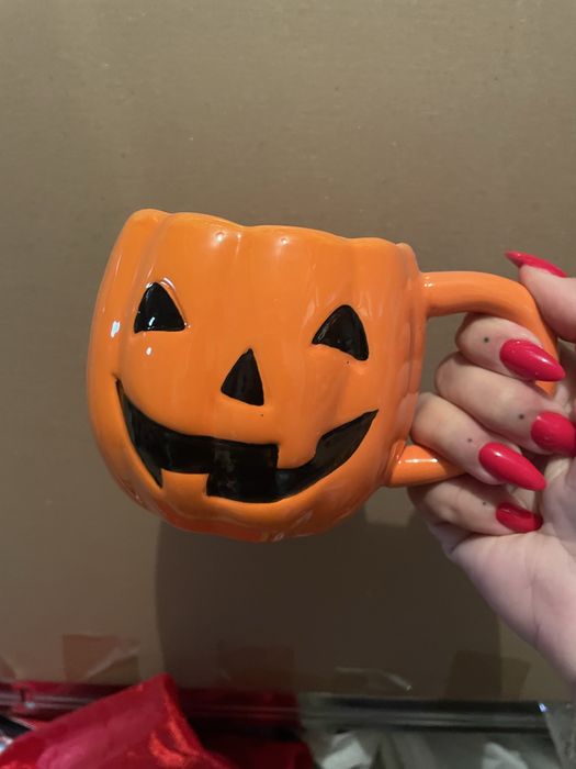 Kubek halloween dynia jesien