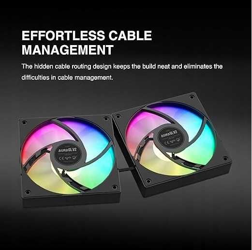 GAMDIAS AURA GL240 V2 AIO 240mm ARGB Ciche Chłodzenie CPU