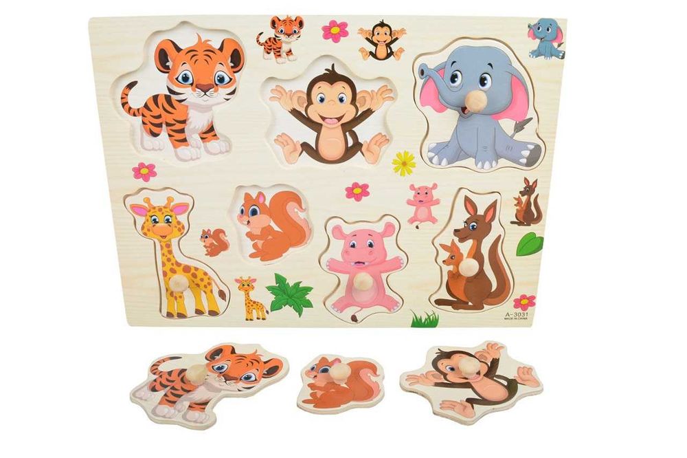 Zestaw na Mikołajki Święta 3x Układanki Edukacyjne dla Dzieci