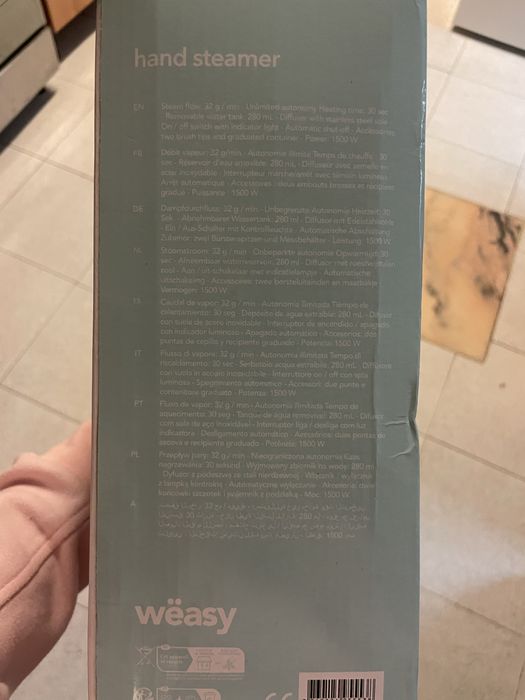 Ferro a vapor vertical Weasy