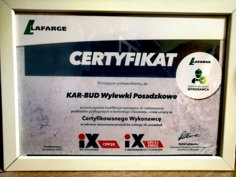 Posadzki cementowe, chudy beton, Anhydryt