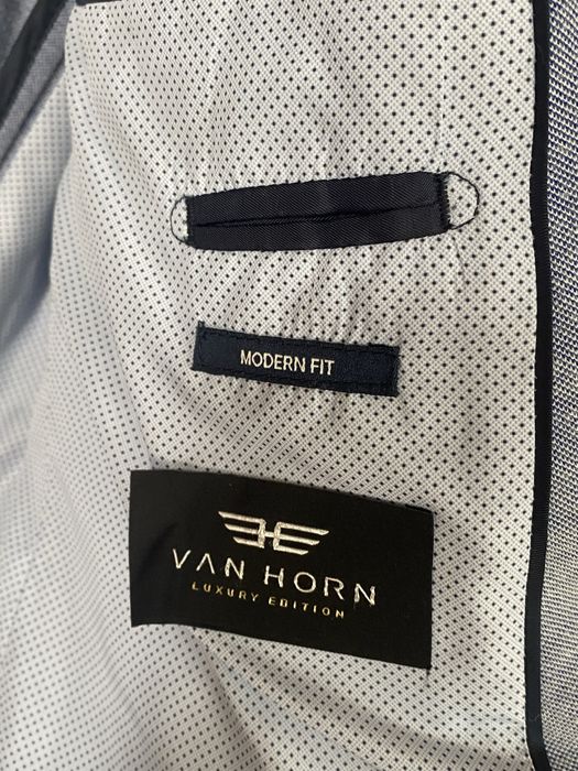 Męska marynarka niebieska Van Horn