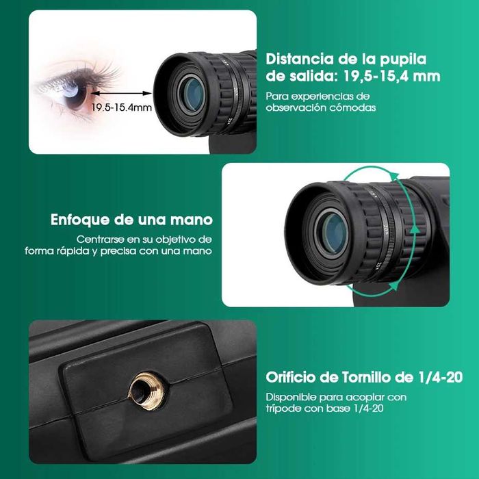 Монокуляр телескоп Svbony SV49 10-30x50 підзорна труба BAK7 чохол