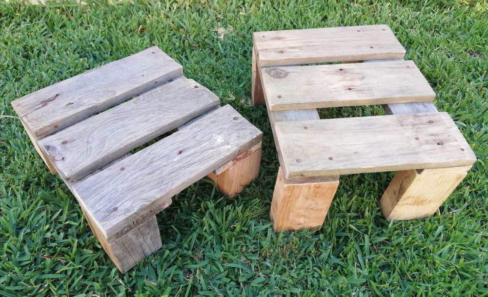 5 Mini Bancos Jardim (Pague 4 Leve 5)
